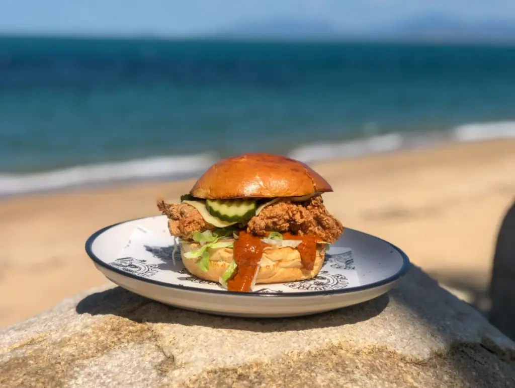 Secret swim, salty skin, and a plate of Nachos as big as the view